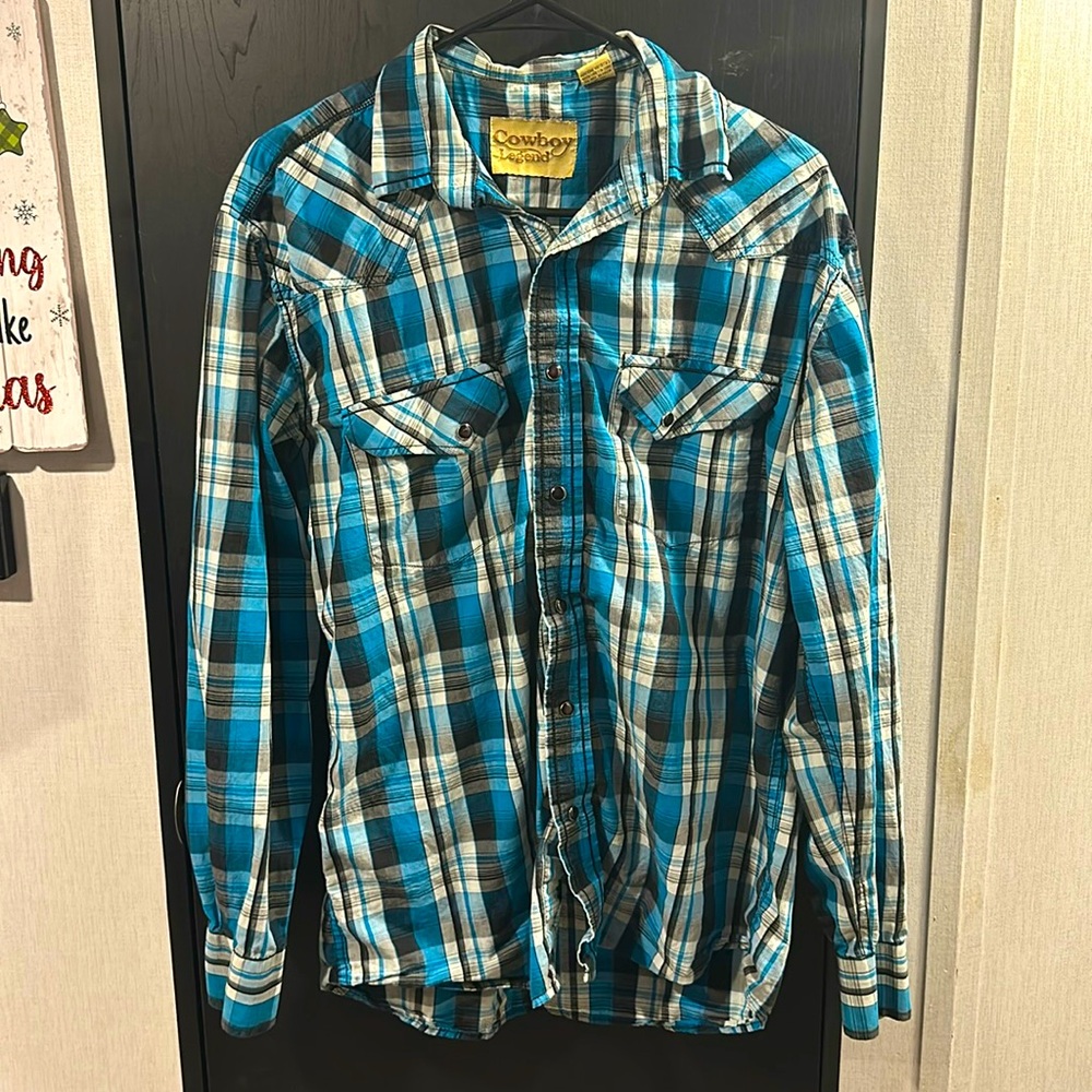 Men’s plain button down